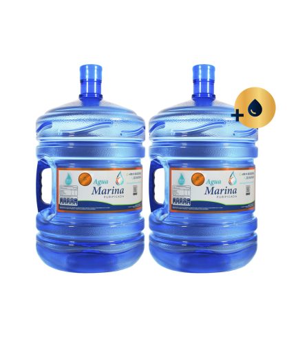 Agua Purificada - 2 Bidones de 20 lts con carga