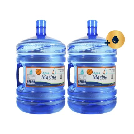 Agua Purificada - 2 Bidones de 20 lts con carga