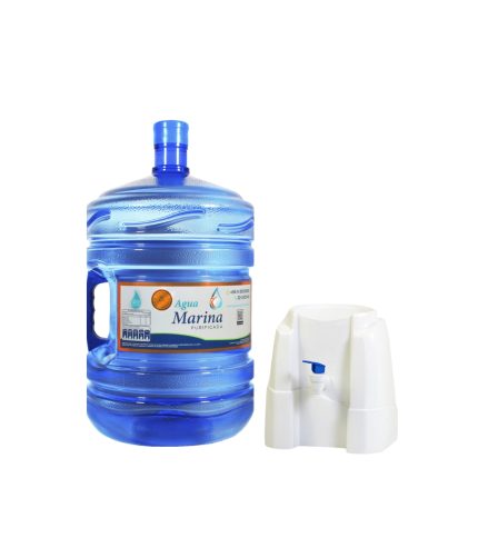 Dispensador de plástico + bidón de 20lts con carga